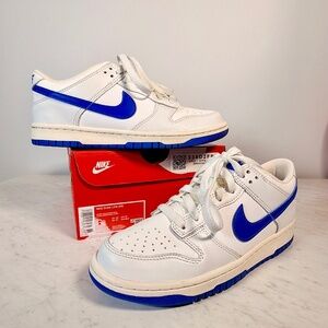 Nike Dunk Low Summit White Hyper Royal (GS) 6Y